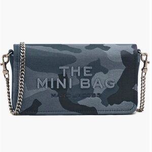NEW Marc Jacobs The Mini Bag Camo Jacquard Shoulder Bag